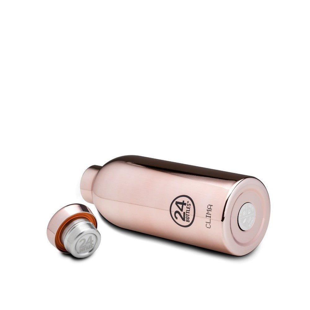 24Bottles® Clima Rozsdamentes Acél Termosz - Rose Gold - 24Bottles - Kulacs - OduStore
