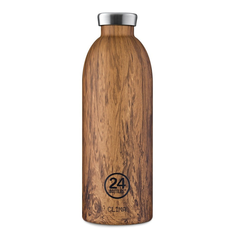 24Bottles® Clima Rozsdamentes Acél Termosz - Sequoia Wood