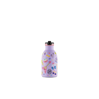 24BOTTLES® Kids Urban Rozsdamentes Acél Kulacs Szívószálas Kupakkal - Music Friends