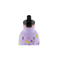 24BOTTLES® Kids Urban Rozsdamentes Acél Kulacs Szívószálas Kupakkal - Music Friends