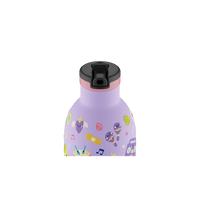 24BOTTLES® Kids Urban Rozsdamentes Acél Kulacs Szívószálas Kupakkal - Music Friends