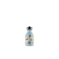 24BOTTLES® Kids Urban Rozsdamentes Acél Kulacs Szívószálas Kupakkal - Sweet Friends