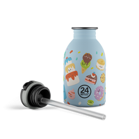 24BOTTLES® Kids Urban Rozsdamentes Acél Kulacs Szívószálas Kupakkal - Sweet Friends