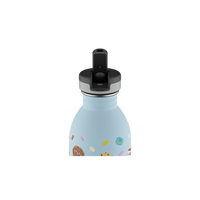 24BOTTLES® Kids Urban Rozsdamentes Acél Kulacs Szívószálas Kupakkal - Sweet Friends
