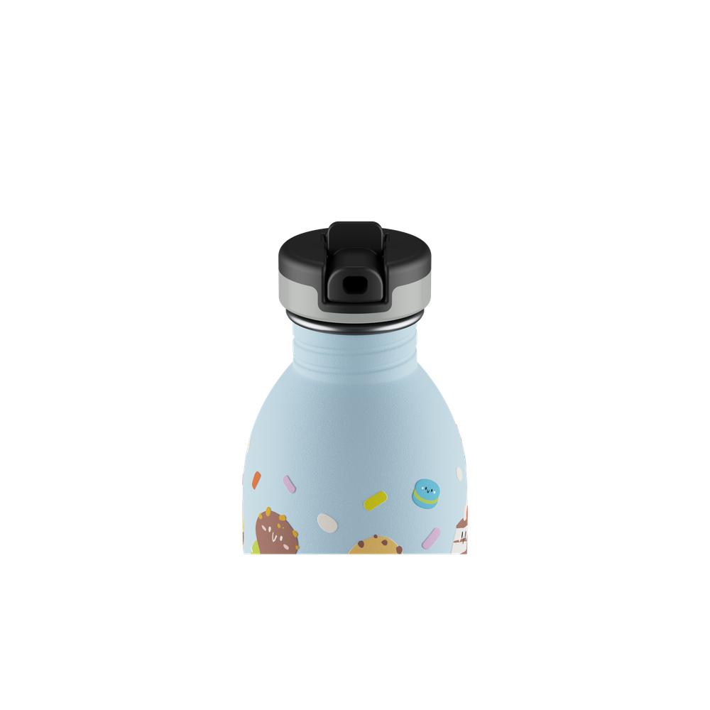 24BOTTLES® Kids Urban Rozsdamentes Acél Kulacs Szívószálas Kupakkal - Sweet Friends
