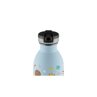 24BOTTLES® Kids Urban Rozsdamentes Acél Kulacs Szívószálas Kupakkal - Sweet Friends
