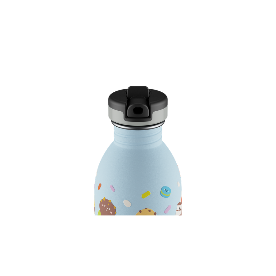 24BOTTLES® Kids Urban Rozsdamentes Acél Kulacs Szívószálas Kupakkal - Sweet Friends