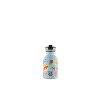 24BOTTLES® Kids Urban Rozsdamentes Acél Kulacs Szívószálas Kupakkal - Sweet Friends - 24Bottles - Kulacs - OduStore