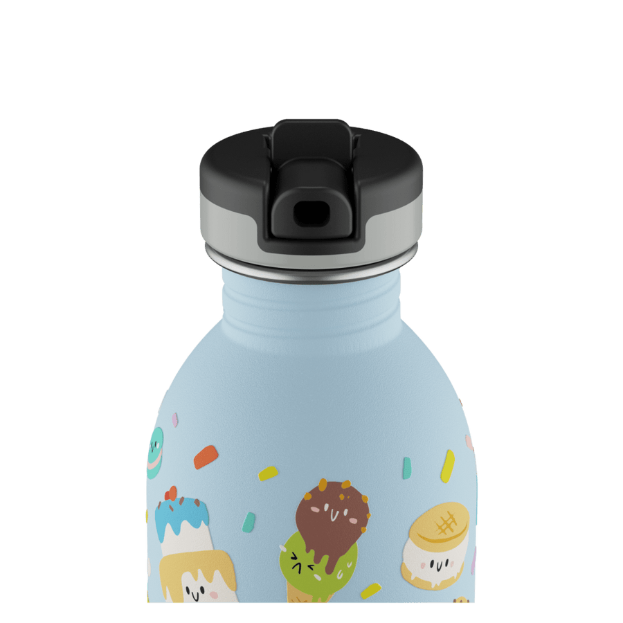 24BOTTLES® Kids Urban Rozsdamentes Acél Kulacs Szívószálas Kupakkal - Sweet Friends - 24Bottles - Kulacs - OduStore