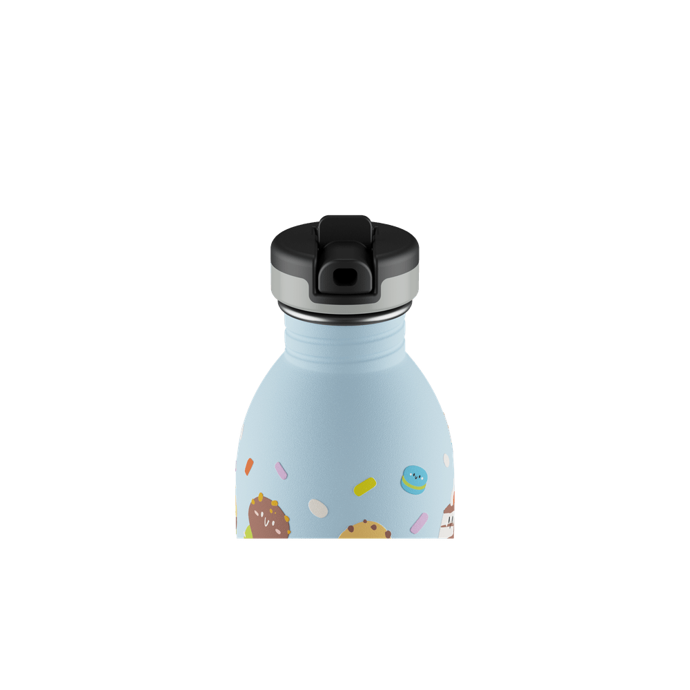 24BOTTLES® Kids Urban Rozsdamentes Acél Kulacs Szívószálas Kupakkal - Sweet Friends - 24Bottles - Kulacs - OduStore