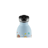 24BOTTLES® Kids Urban Rozsdamentes Acél Kulacs Szívószálas Kupakkal - Sweet Friends - 24Bottles - Kulacs - OduStore