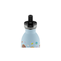 24BOTTLES® Kids Urban Rozsdamentes Acél Kulacs Szívószálas Kupakkal - Sweet Friends - 24Bottles - Kulacs - OduStore