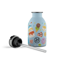 24BOTTLES® Kids Urban Rozsdamentes Acél Kulacs Szívószálas Kupakkal - Sweet Friends - 24Bottles - Kulacs - OduStore