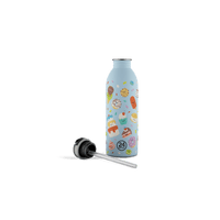 24BOTTLES® Kids Urban Rozsdamentes Acél Kulacs Szívószálas Kupakkal - Sweet Friends - 24Bottles - Kulacs - OduStore