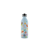 24BOTTLES® Kids Urban Rozsdamentes Acél Kulacs Szívószálas Kupakkal - Sweet Friends - 24Bottles - Kulacs - OduStore