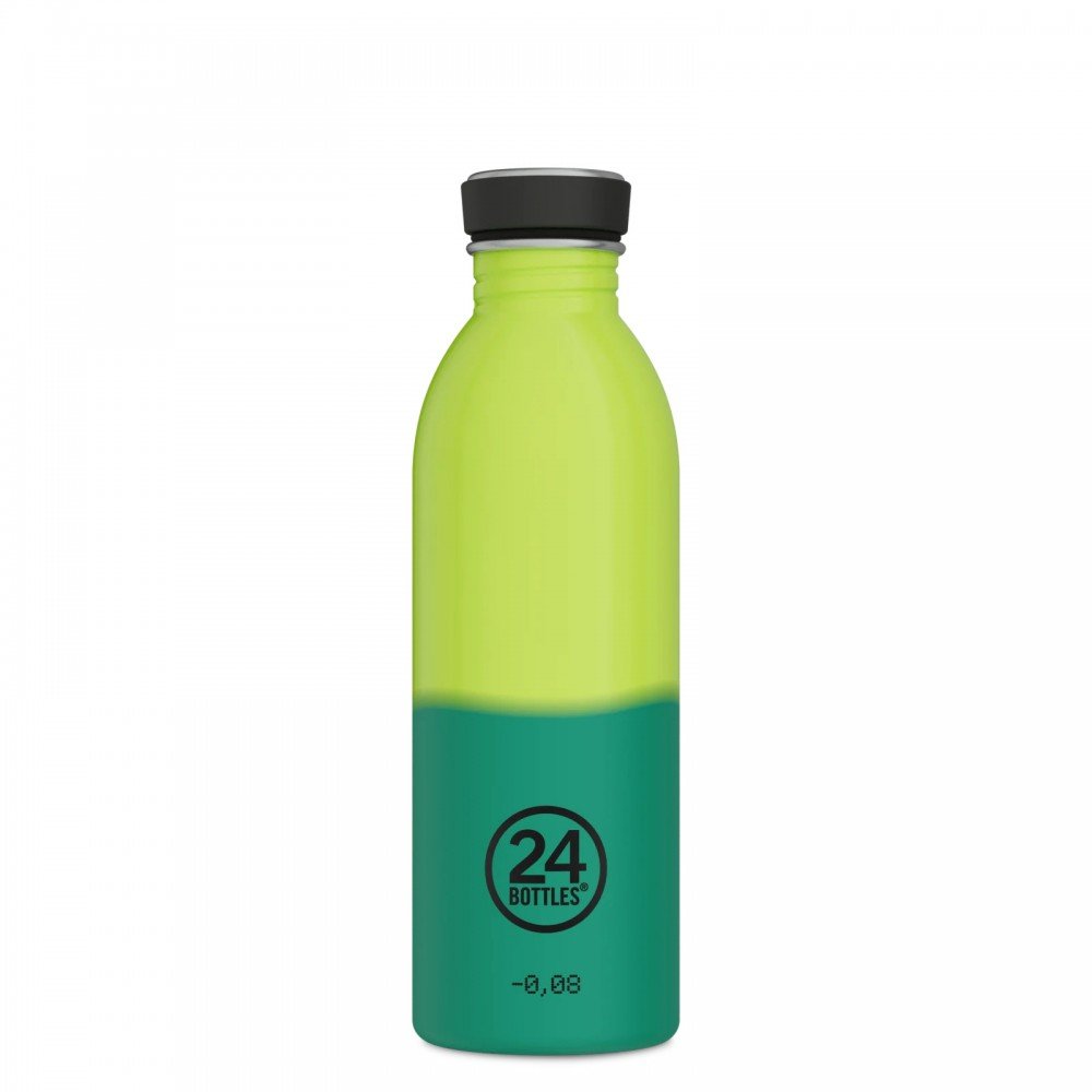 24Bottles® Urban Rozsdamentes Acél Kulacs - Reactive Yellow/Green - 24Bottles - Kulacs - OduStore