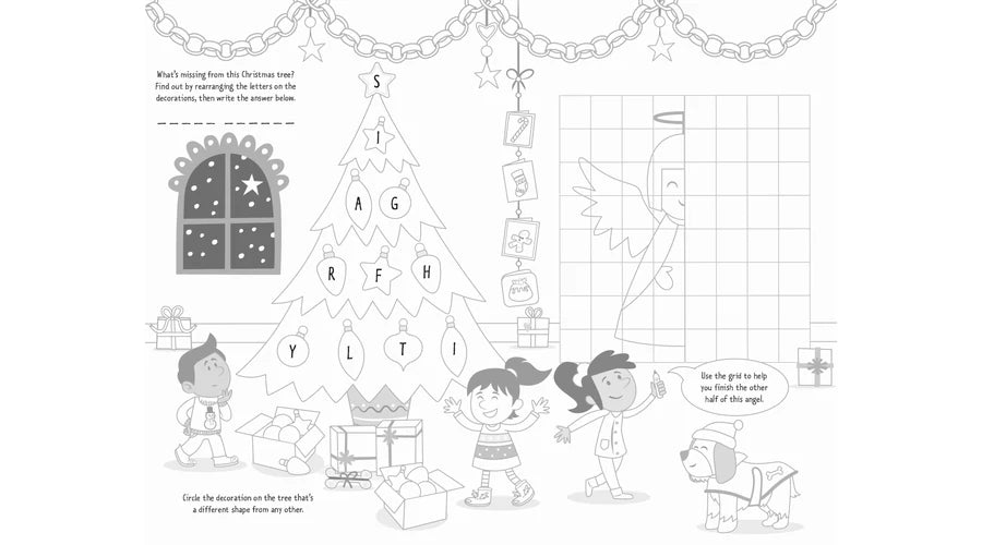 Usborne Christmas Activities - Foglalkoztató füzet