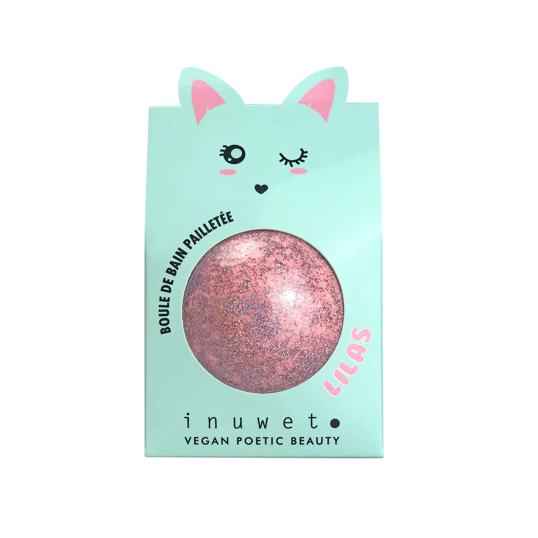 Inuwet® Fürdőbomba glitter - Lilas