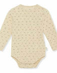 Konges Sløjd Long sleeve bodysuit 3y - Beige-floral