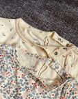 Konges Sløjd Long sleeve bodysuit 3y - Beige-floral