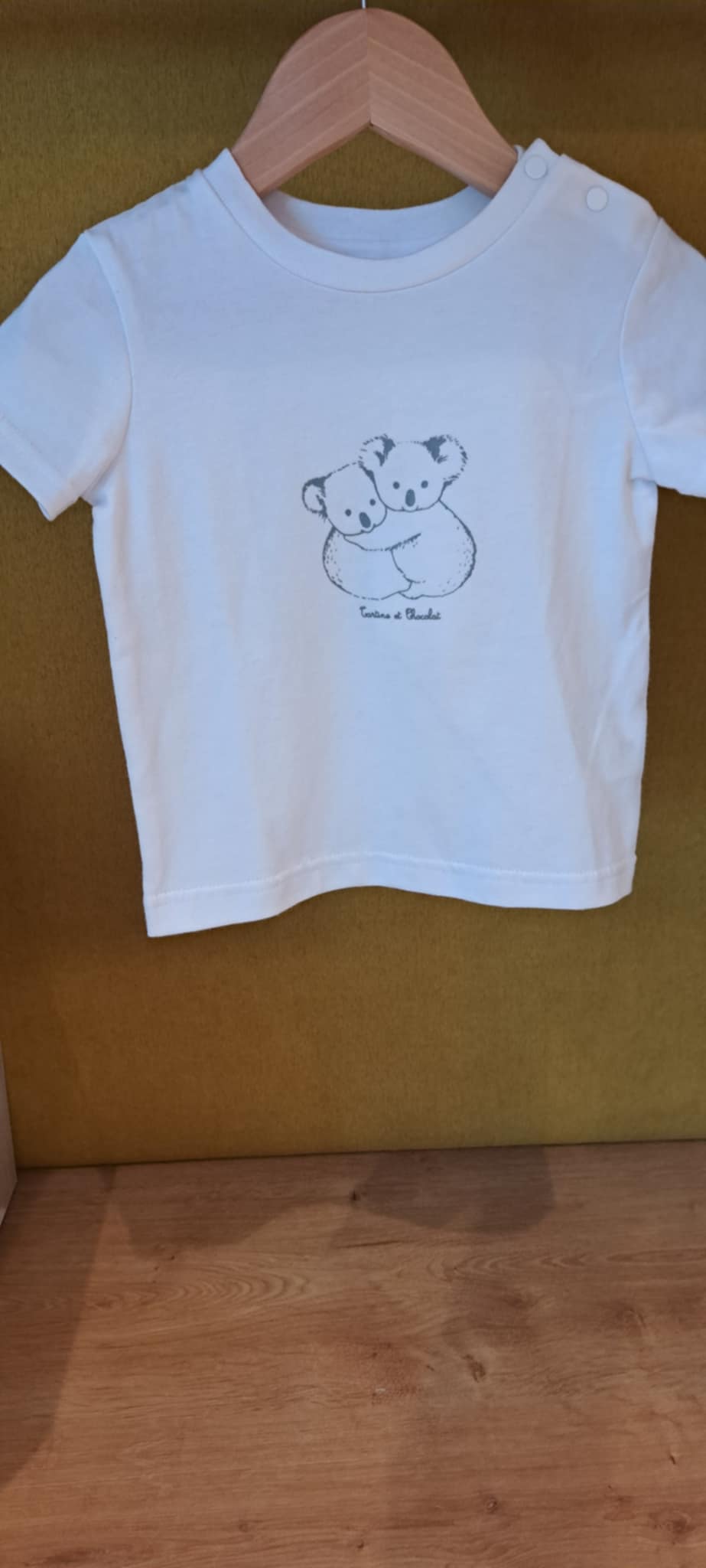 Tartine et Chocolat® Rövidujju póló - Fehér koala  - 1m