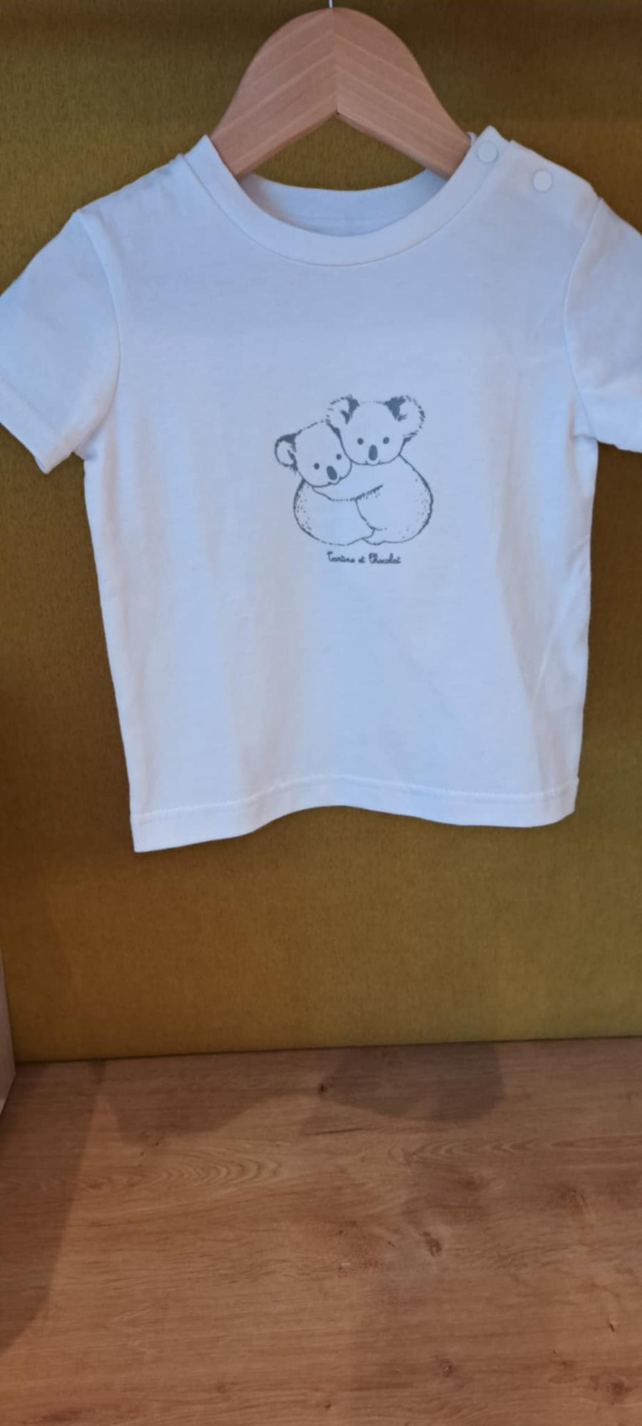 Tartine et Chocolat® Rövidujju póló - Fehér koala  - 1m