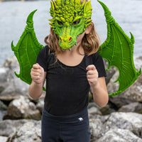 Great Pretenders Sárkány maszk - Green Dragon