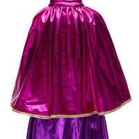 Great Pretenders Superhero Star köpeny és fejdísz - Magenta/Purple