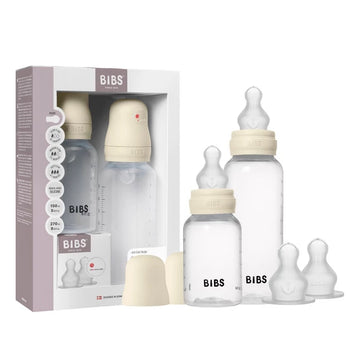 Bibs® Cseperedő cumisüveg készlet 150/270 ml- Krémfehér