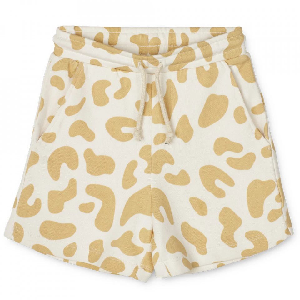 Liewood Leopárd Mintás Rövidnadrág - Sárga
