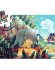 Djeco Formadobozos puzzle - Teo a kis dínó, 24 db-os - Teo the dino