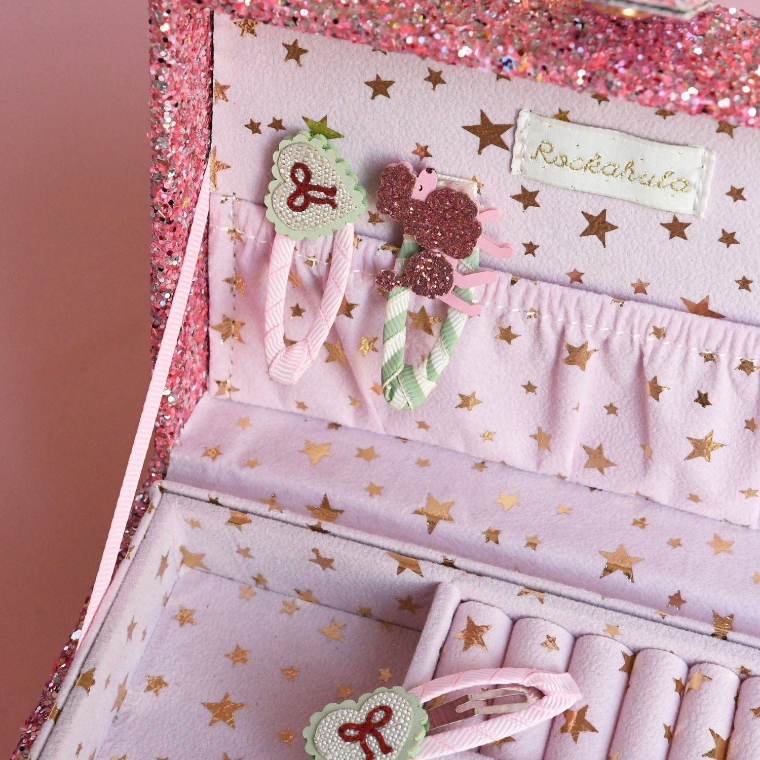 Rockahula Confetti Glitter Large Jewelry Box