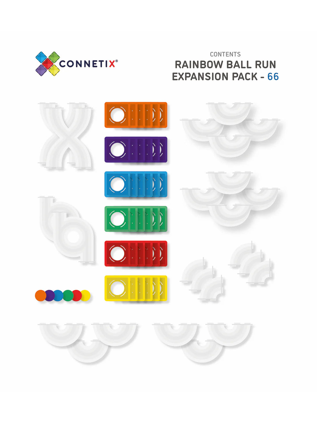 Connetix® Ball run expansion pack 66 db-os