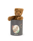 Moulin Roty Artúr és Lujzi - Artúr plüss maci díszdobozban (28 cm)