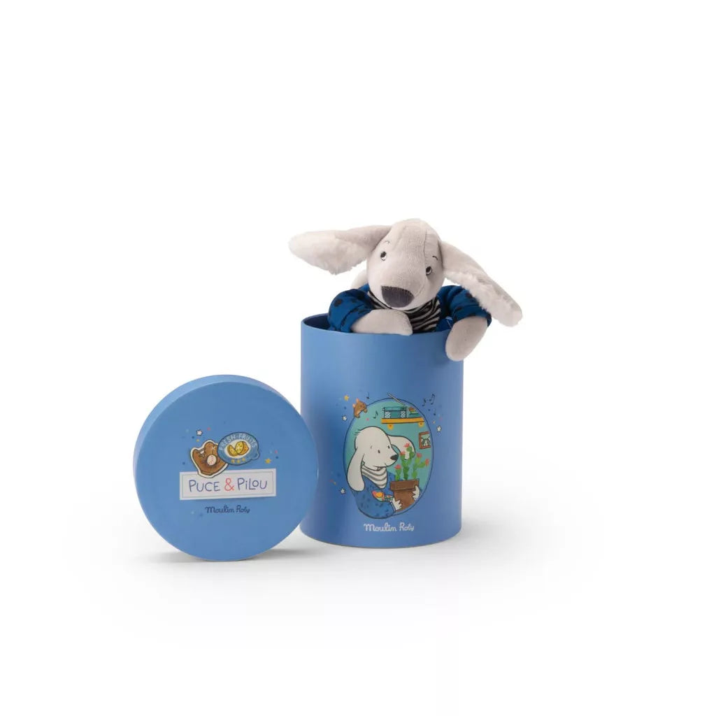Moulin Roty Pamacs and Pamut - Pamut the dog plush in gift box (30 cm)