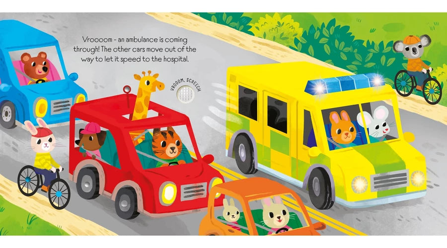 Usborne Lights and Sounds - Emergency Vehicles