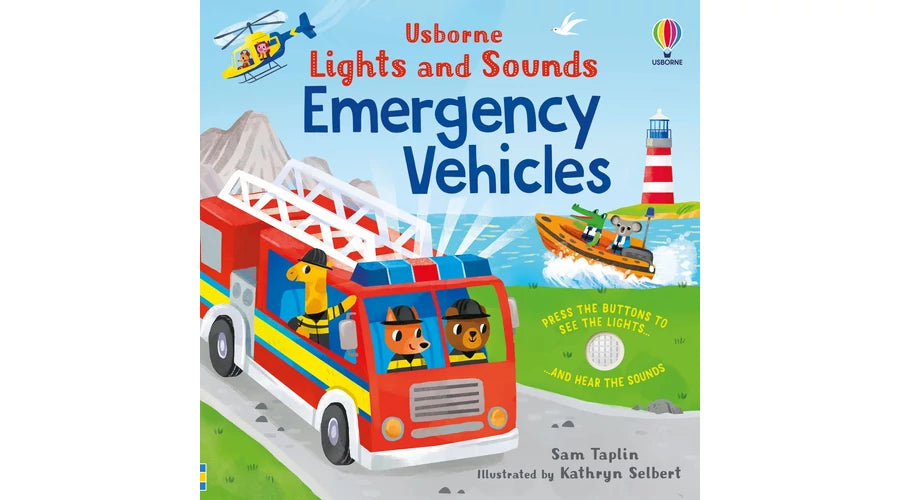 Usborne Lights and Sounds - Emergency Vehicles