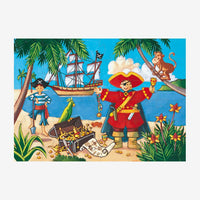 Djeco® Formadobozos puzzle – Kalózok kincse – 36 db-os