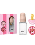 BIBS Szia baba! ajándékcsomag - Púderrózsaszín