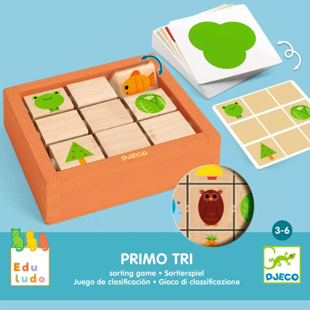 Djeco Development Game - First Three - Eduludo Primo Tri