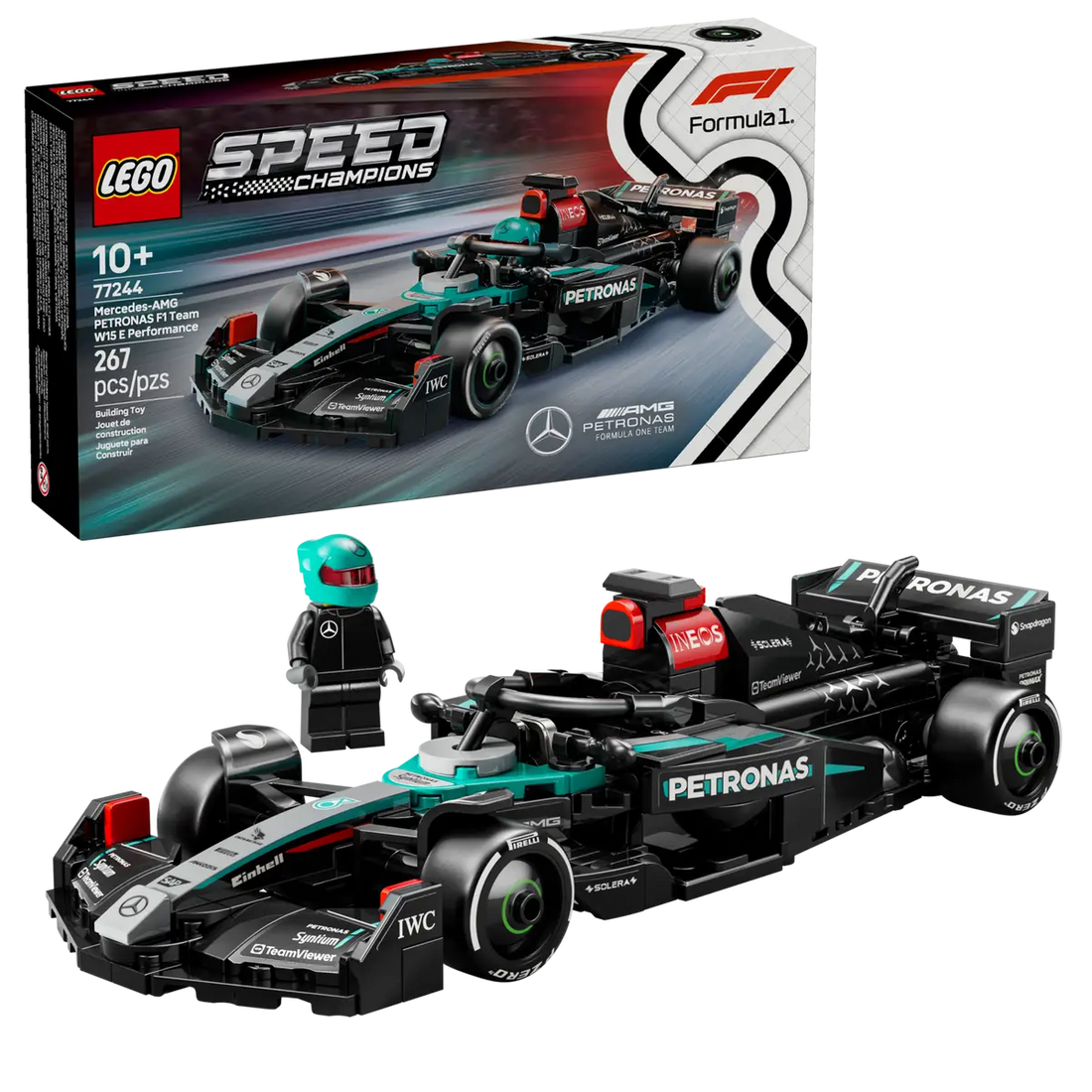 Lego® Mercedes-AMG F1® W15 versenyautó