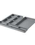 Flexa Study Evo 12 rekeszes fiók EVO asztalokhoz - Dark Mountain Grey