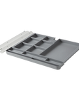 Flexa Study Evo 12 rekeszes fiók EVO asztalokhoz - Dark Mountain Grey