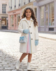 Great Pretenders Mademoiselle mini táska hajpánttal – Kék
