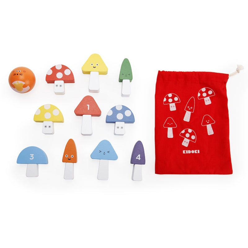 Kidoki Mini Mushroom Bowling – Gombás mini bowling