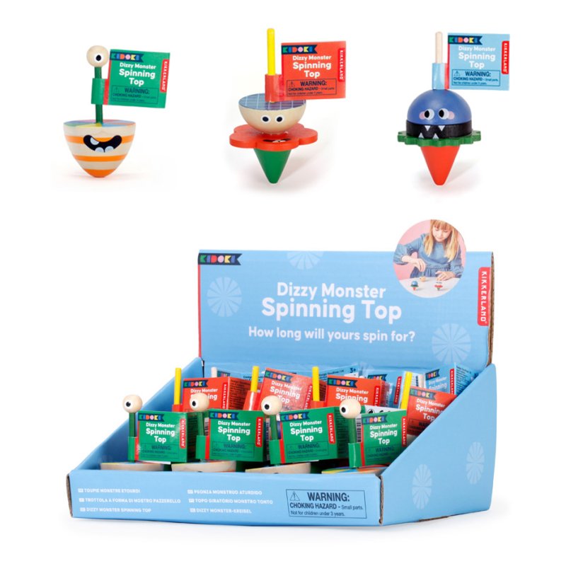 Kidoki Dizzy Monster Spinning Top – Szédülő szörnyeteg pörgettyű