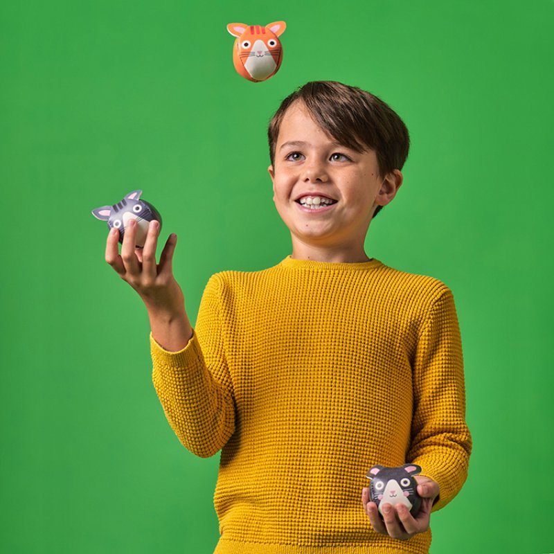 Kidoki Three Little Cats Juggling Balls – Három cicás zsonglőrlabda
