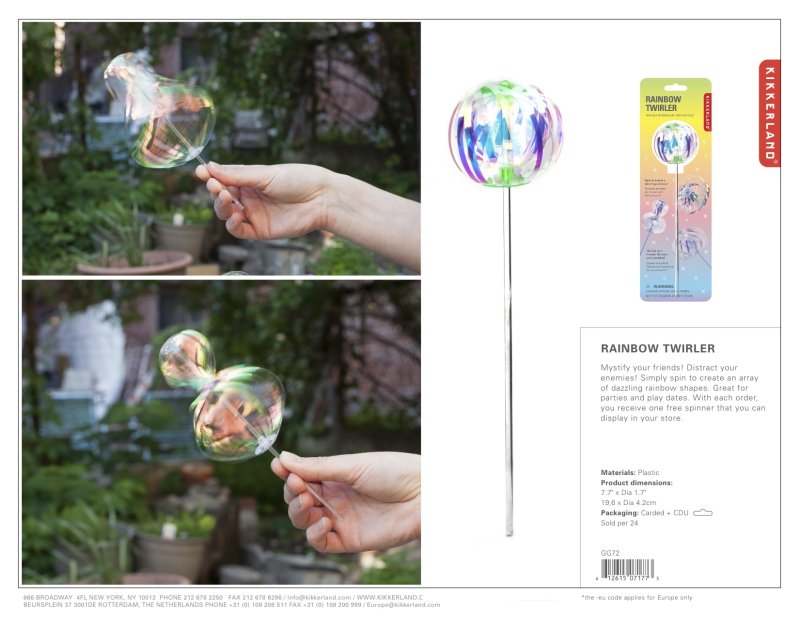 Kidoki Rainbow Spinner – Szivárványos pörgettyű