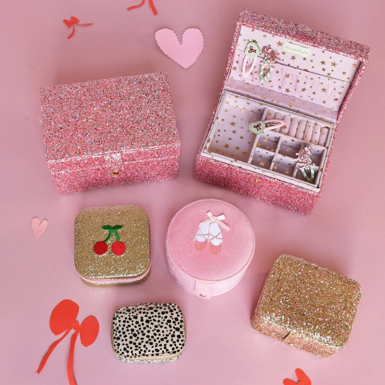 Rockahula Confetti Glitter Large Jewelry Box