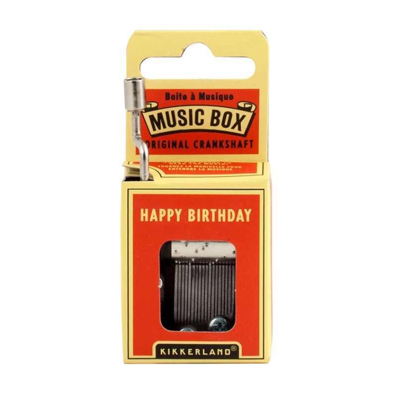 Kidoki Happy Birthday Crank Music Box – Felhúzós zenélődoboz